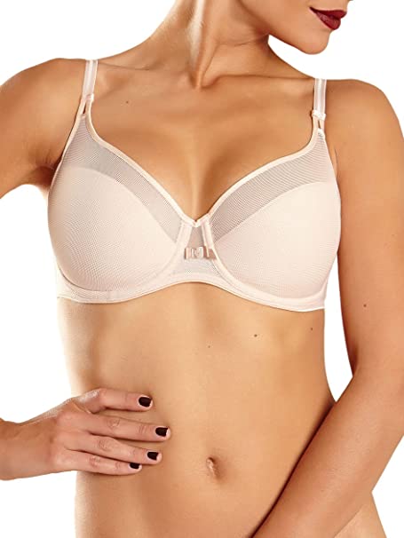 Chantelle 15N2 Nude Rose Bare Essential Lightweight Wire Free Spacer Bra –